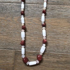 Agate stone necklace